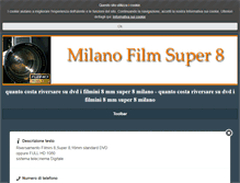 Tablet Screenshot of milanofilmsuper8.com